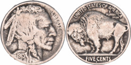 Etats-Unis - 1915 - Buffalo Nickel - Denver - 07-158 - 1913-1938: Buffalo