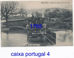 MIRANDELA - EFFEITOS DA CHEIA NO RIO TUA 1909 - Bragança