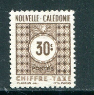 NOUVELLE CALEDONIE- Taxe Y&T N°40- Oblitéré - Postage Due