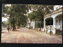 MACAU 80'S PORTUGUESE HOUSES AT TAIPA (POST CARD DESCRIPTION CHURCH IS ERROR) SMALLER SIZE 14CM X 9CM - Macau