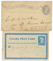 2 Entiers Postaux CANADA - Covers & Documents