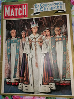 ELISABETH II - LE COURONNEMENT PARIS MATCH N°220 DU 6 JUIN 1953 - Politica