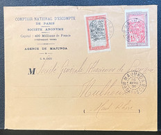 LETTRE DE MAJUNGA MADAGASCAR 1936  => MULHOUSE   FRANCE  COVER - Lettres & Documents