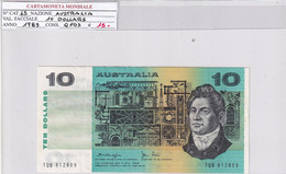 AUSTRALIA N°45 1983 10 DOLLAR - 1974-94 Australia Reserve Bank (paper Notes)