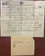 Telegraph, Telegram, Envelope, Stationery, India - Briefe