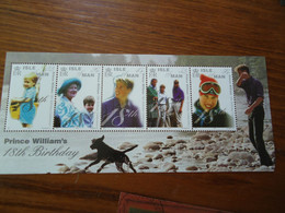 ISLE OF MAN   MINT SHEET 2000  18TH BIRTHDAY PRINCE WILLIAM'S - American Indians