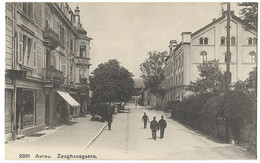 AARAU: Zeughausgasse, Animiert Mit Geschäften ~1910 - Aarau