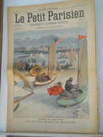 LE PETIT PARISIEN N°930 - 2 DECEMBRE 1906 - COURSE DE SCOOTERS - CHASSEUR ENLIZE DANS UN TROU DE LAPINS - Le Petit Parisien