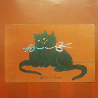 ILLUSTRATEUR NOIR HEUREUSE ANNEE - Katten