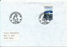 Norway Cover With Special Postmark Kristiansund 250 Ar 29-6-1992 - Lettres & Documents