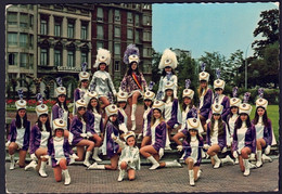 +++ CPA - FLEMALLE HAUTE - "L'Aube Flémalloise " - Championne Belgique 1971-72 - Majorettes - Carnaval - Folklore // - Flémalle