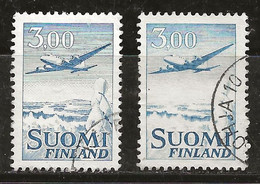 Finlande 1963 N° Y&T :  PA 9a Et 9b Obl. - Usati