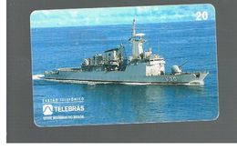 BRASILE ( BRAZIL) - TELEBRAS   -   1995  SHIPS: CORVETTE INHAUMA  - USED - RIF.10500 - Boten