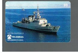 BRASILE ( BRAZIL) - TELEBRAS   -   1995  SHIPS: FRIGATE LIBERAL   - USED - RIF.10502 - Barche