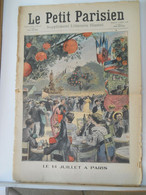 LE PETIT PARISIEN N°1015 - 19 JUILLET 1908 - 14 JUILLET A PARIS - ARRIVEE DES FRAISE AUX HALLES - Le Petit Parisien