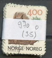 Norvège - Norway - Norwegen Lot 1989 Y&T N°970 - Michel N°1011 (o) - 4k écureuil - Lot De 35 Timbres - Fogli Completi E Multipli