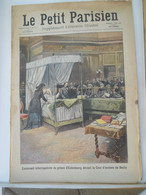 LE PETIT PARISIEN N°1017 - 2 AOUT 1908 - EULENBOURG A LA COUR D'ASSISE DE BERLIN - DIRIGEABLE LE ZEPPELIN - Le Petit Parisien