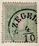 Austria 3 Kreuzer 1859/1862 Szegedin Ungheria Bello - Usados