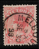 VICTORIA 1896 4d Red SG 337 U #AMD30 - Mint Stamps