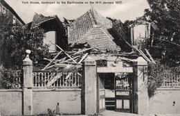 JAMAIQUE JAMAICA YORK HOUSE DESTROYED BY THE GREAT EARTHQUAKE 14th JUNUARY 1907 TBE - Jamaïque