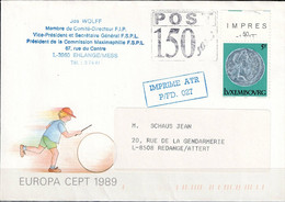 Luxemburg - FDC-Umschlag Europa Spielende Kinder (MiNr: 981) 1993 - Siehe Scan - Covers & Documents