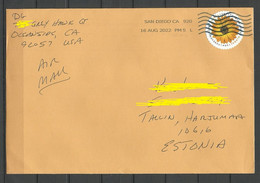 USA 2022 Cover To ESTONIA O San Diego - Storia Postale