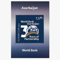 Azerbaijan Stamps 2022 World Bank - Azərbaycan 30 Years Of Partnership - Azerbaiján