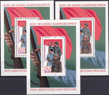 DDR 1973 Mi-Nr. Block 39 3 Stück ** MNH - 1971-1980