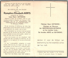 Bidprentje Essen - Aerts Dymphna Elisabeth (1904-1960) - Images Religieuses