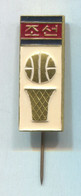 Basketball Pallacanestro Baloncesto - North Korea Association Federation, Vintage Pin Badge Abzeichen - Basketball
