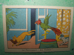 LES ILLUSTRATEURS. BENJAMIN RABIER. LES PERROQUETS. LES CHATS. "AU VOLEUR" - Rabier, B.