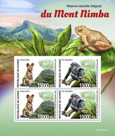 Guinea 2020 Mount Nimba Strict Nature Reserve. (351a) OFFICIAL ISSUE - Chimpansees