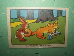 LES ILLUSTRATEURS. BENJAMIN RABIER. LES LAPINS. LES RENARDS. "LE MANCHON DE FOURRURE" - Rabier, B.