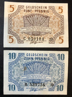 5 + 10 Pfennig Geldschein 1947 Lotto.4057 - Amministrazione Del Debito