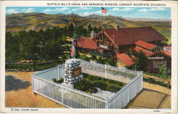 PC BUFFALO BILL'S GRAVE AND MEMORIAL MUSEUM, Vintage Postcard (b42550) - Autres & Non Classés