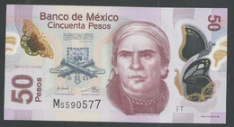 MEXICO. 50 PESOS. 13DIC2015. Pick 123A. POLYMER. SIGN. RABIELA-GONSALEZ. SERIE T. UNC / NEUF - Mexico