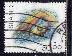 ISLANDA ICELAND ISLANDE ISLAND 1994 SPORT SWIMMING SUND 30.00k USED USATO OBLITERE' - Used Stamps