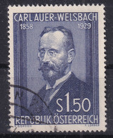 AUSTRIA 1954 - Cancelec - ANK 1015 - Auer-Welsbach - Oblitérés