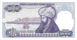 Turquie 1000 Livres/Pounds Mehmed II 198x TB - Turchia