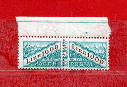 San. MARINO ** -1967 - PACCHI POSTALI - Lire 1000-. Unif. 47. MNH** - Parcel Post Stamps