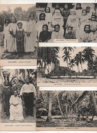 12 CP - ILES GILBERT -  Tarawa - Indigénes - Soeurs - Enfants - église - Nonouti - Chrétiens - Chef Butaritari - - Kiribati