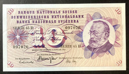 Svizzera 10 Francs Franken Franchi 1970 Spl/sup LOTTO 3336 - Switzerland