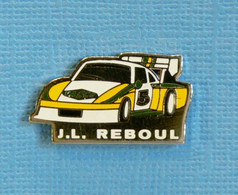 1 PIN'S //  ** PORSCHE 935T / J.L. REBOUL / COURSE DE CÖTE / PUB YACCO ** - Porsche