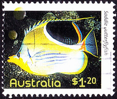 AUSTRALIA 2010 $1.20 Multicoloured, Fish, Saddle Butterfly Fish FU - Used Stamps