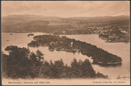 Windermere, Bowness And Belle Isle, Westmorland, 1909 - Abraham's Postcard - Windermere