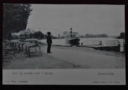 Old Postcard Amsteldijk - Aan Leg Plaats Voor 't Kalfje - Amsterdam
