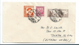 PAE023 / ANDORRA - Mischfrankatur 1975 In Die USA - Covers & Documents