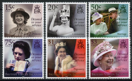 BVI 2021 MNH Royalty Stamps Queen Elizabeth II 95th Birthday 6v Set - Iles Vièrges Britanniques