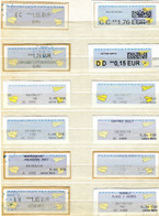Franco LOT 100g - 33 VIGNETTES LISA - 6 Personnalisés+27Avions Papier - 8 AUTRES VIGNETTES FFAP -COMPLEMENTS AFFRts - 2000 « Avions En Papier »