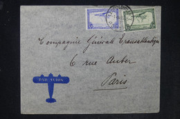 CONGO BELGE - Enveloppe Par Avion De Leopoldville Pour Paris En 1939  - L 131233 - Cartas & Documentos